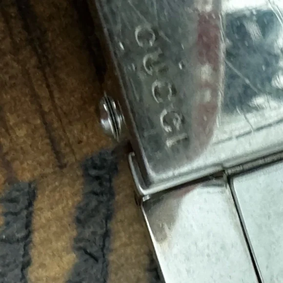 GUCCI Silver Belt Buckle  Mens Fashion Accessory - Picture 8 of 10